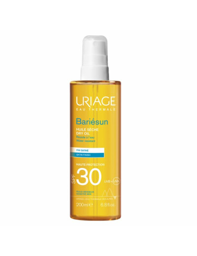 Huile Seche Peaux Sensibles Spf30 200 ml Bariésun Uriage