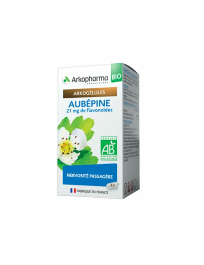 Aubepine 21mg de flavonoïdes - Nervosité Passagère 45 gélules Arkogélules Arkopharma