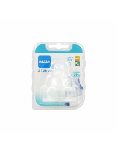 Tetine Ultra Douce Silicone Debit 1 X2 Des La Naissance Mam