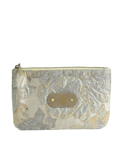 Mila Louise Poch PM FS Trousse de Sac Et Monnaie Gris
