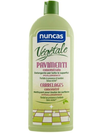 Nuncas Italia S.p.A. Nettoyant Concentré pour Sols Ligne Végétale Flacon 1 L