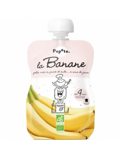 POPOTE GOURDE BANANE BIO 120G