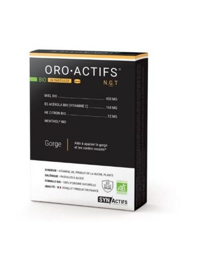 SYN OROACTIFS PASTILLES BIO X24