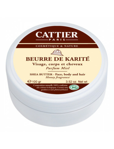 Au Miel Bio 100g Beurre De Karite Cattier