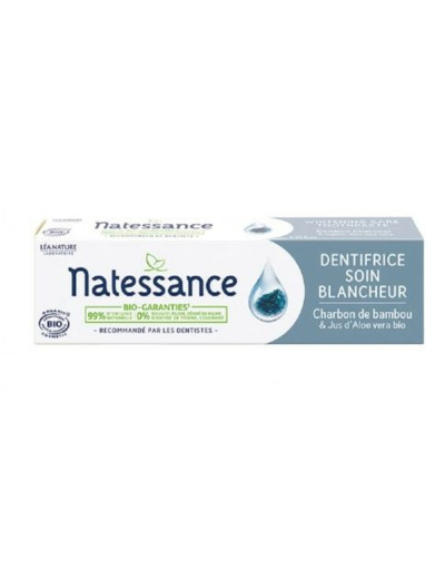 Dentifrice soin blancheur bio 75ml Natessance