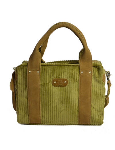Mila Louise Mapa VFR1 Sac Business 2 Compartiments Velours Ocre