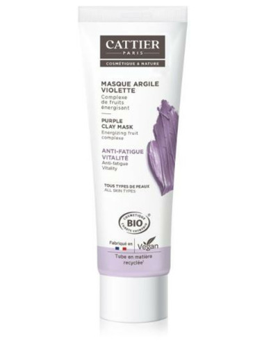 Cattier Argile Masque Violette Bio 100ml