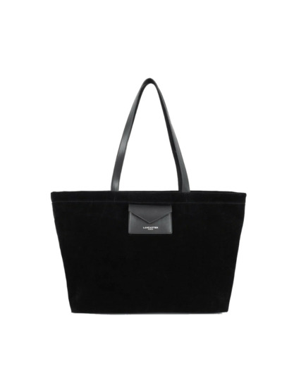 Lancaster Suedine KBA Grand Sac Shopping Aspect Suédine 518-063 Noir