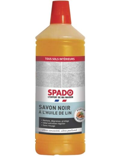 SPADO Savon Noir à l'Huile de Lin