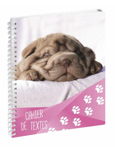 Cahier de textes "Funny Pets" - Chiot