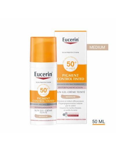 Pigment control Gel-Crème SPF50+ Teinté 50ml Sun Protection Eucerin