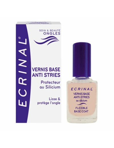 Vernis Base Anti Stries Protecteur Au Silicium 10ml Ecrinal