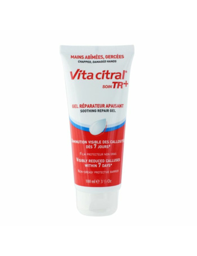 Soin Tr+ Gel Reparateur Apaisant Mains Abimees Gercees 100ml Vita Citral