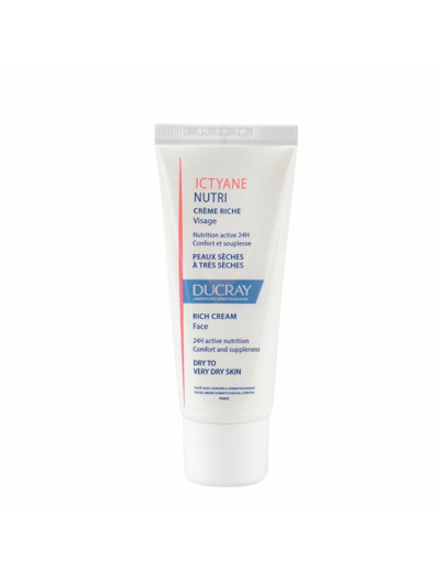 Creme Riche Nutri Peaux Seches 40ml Ictyane Ducray