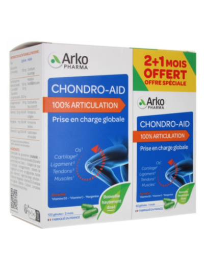 100% Articulation 180 Gélules Chondro-Aid Arkopharma