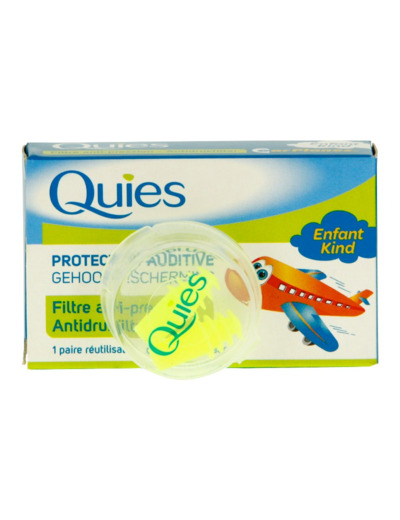 Protection Auditive Filtre Anti-pression Enfant 1paire Quies