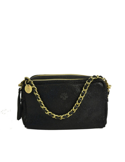 Mila Louise Mama XS X Petit Sac Trotteur Cuir Noir