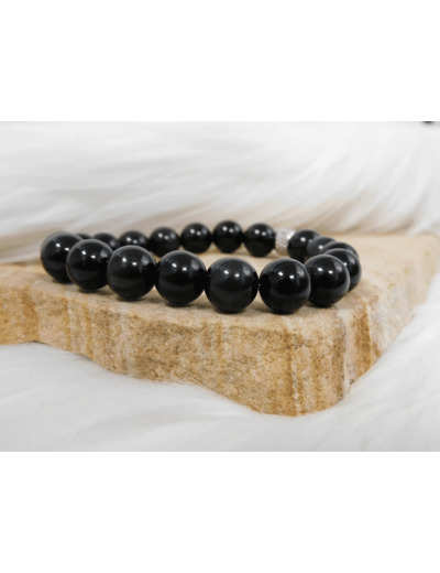 BRACELET OBSIDIENNE OEIL CELESTE