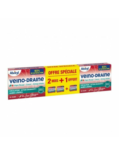 Veino-Draine 3x30 gélules Alvityl