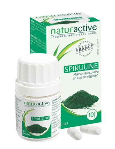 Spiruline 20 Gelules Naturactive