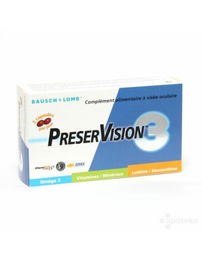 PRESERVISION 3 CAPS B/60