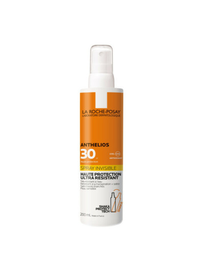 Spray Solaire Invisible Ultra Resistant Spf30 200ml Anthelios La Roche-Posay