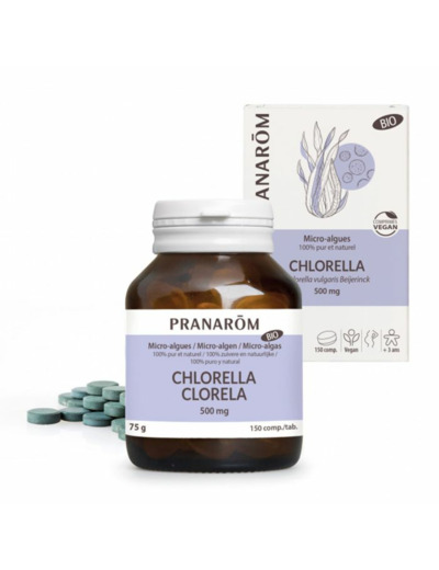 CHLORELLA BIO 150 comprimés Micro-Algues Pranarôm