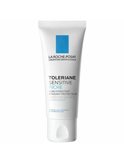 Crème visage hydratante apaisante riche 40ml Toleriane Sensitive La Roche-Posay