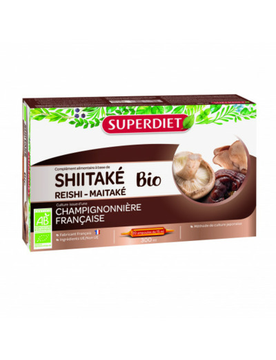Shiitake Bio 20 Ampoules Superdiet