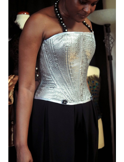 Corset argent