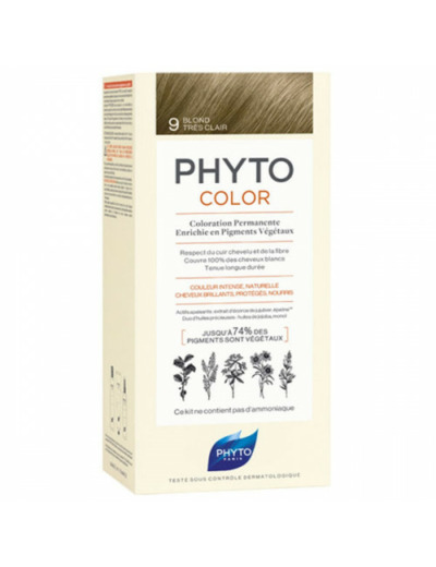 PHYTO COLORATION PERMANENTE 9