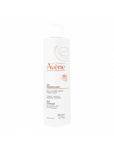 Lait Démaquillant 200ml Mes Essentiels Peaux Sensibles Avène