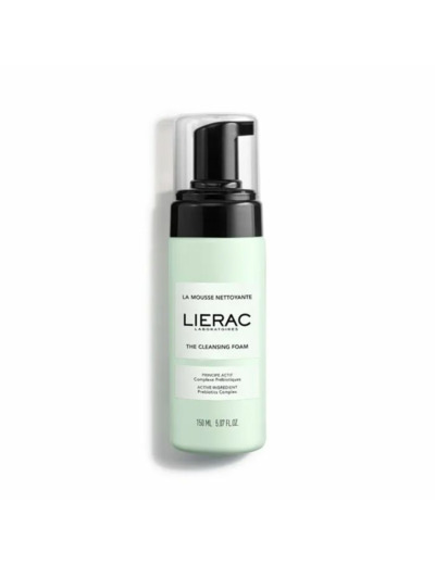 LIERAC LA MOUSSE NETTOYANTE FL PPE 150ML