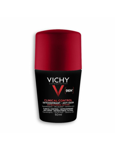 Roll-on Détranspirant Homme anti-odeur 96h 50ml Déodorant Vichy