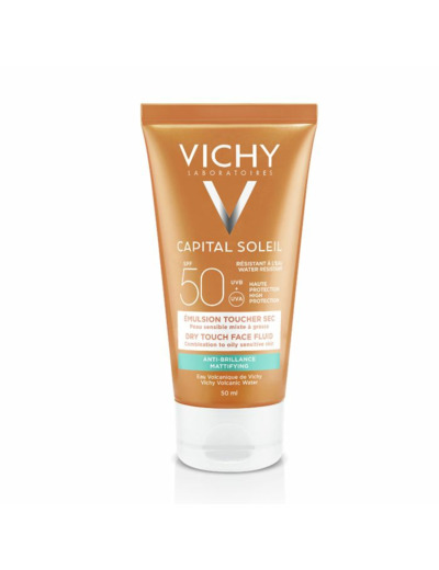 Emulsion Toucher Sec SPF50 50ml Capital Soleil Anti Brillance Vichy