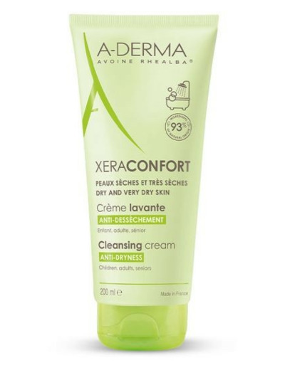 Creme Lavante Anti-dessechement 200ml Xeraconfort A-Derma