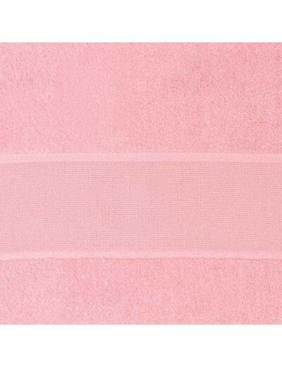 Serviette de toilette rose Rico