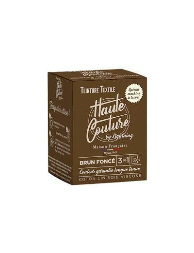 Teinture Haute couture brun foncé