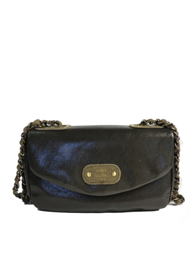 Mila Louise Malory Lx1 Sac Bandoulière Irisé Fumé Kaki