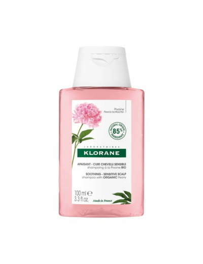 Shampooing Apaisant Cuir chevelu sensible 100ml Pivoine Bio Klorane