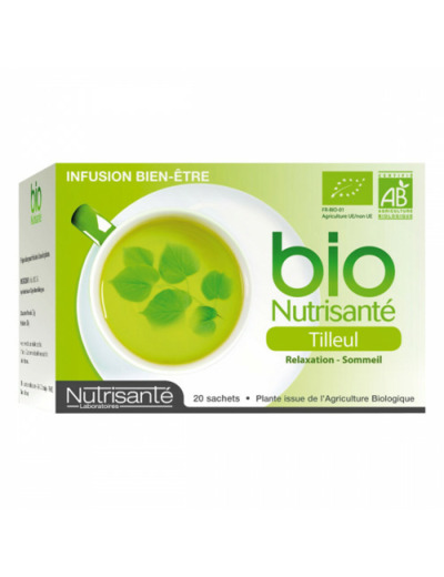 Bio Infusion Tilleul 20 Sachets Nutrisante
