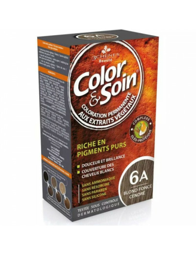 COLORampSOIN 6A - BLOND FONCE CENDR
