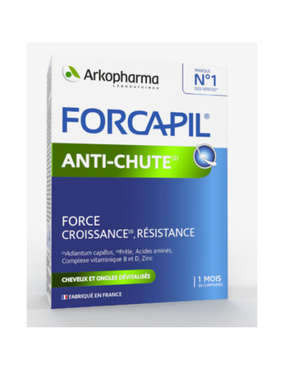 Fortifiant Anti-Chute 30 Comprimés Forcapil Arkopharma