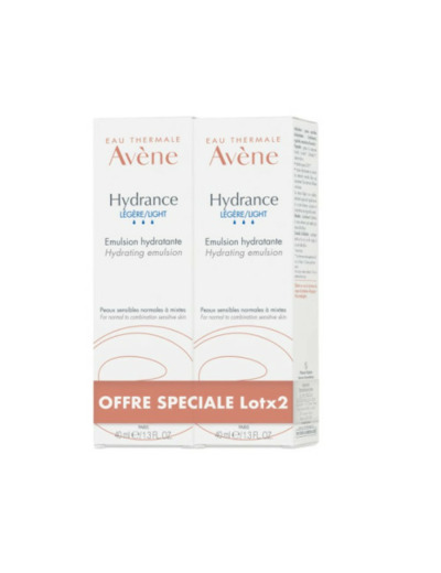 AVENE HYDRANCE LEGERE LOT 40ML X2