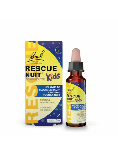 kids nuit compte goutte 10ml Rescue