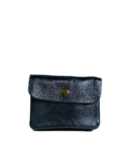 Farfouillette Porte-monnaie compact Cuir PM Bleu