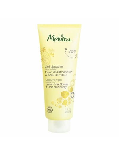 Gel Douche Fleur De Citronnier Et Miel De Tilleul Bio 200ml Melvita