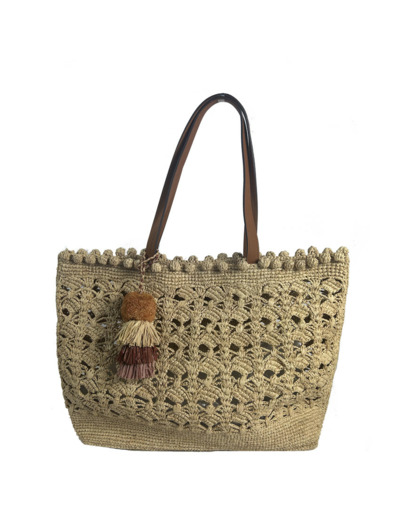 Gérard Darel Sandra Sac Shopping En Raphia