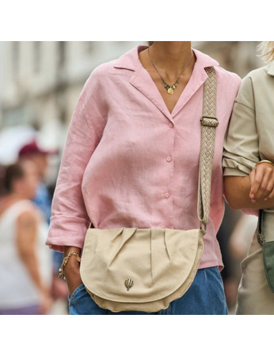 Le Voyage en Panier Stelina Besace Beige