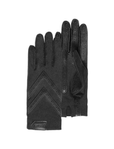 Isotoner Gants Femme Stretch Recyclé Noir